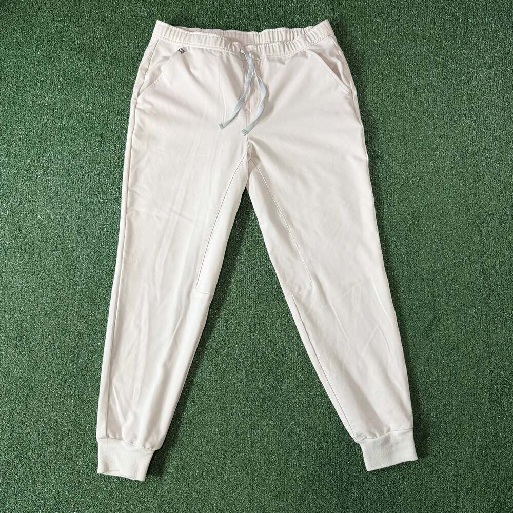 FIGS Men’s Optic White Jogger Scrub Pants Technical Collection